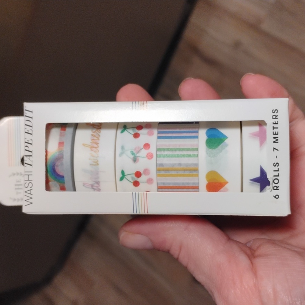 Washi tape 6 rolls 7 meters